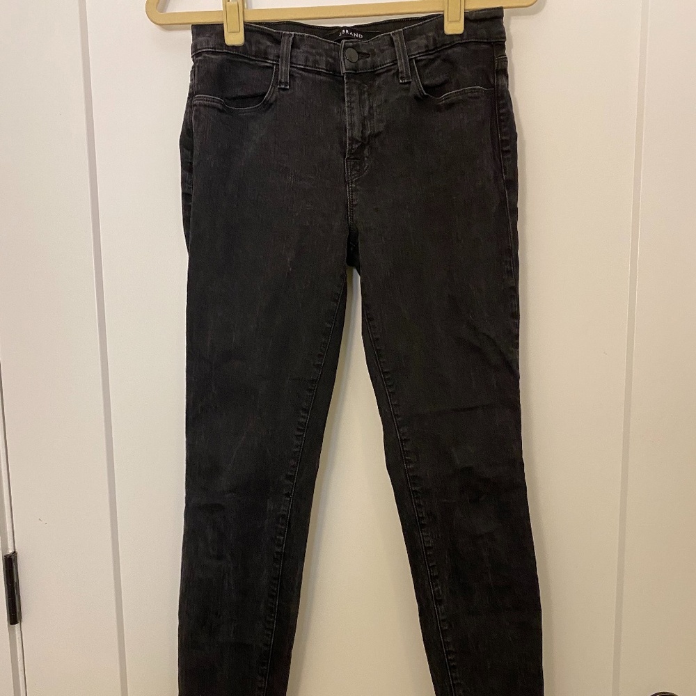 J Brand Super Skinny Black Jeans